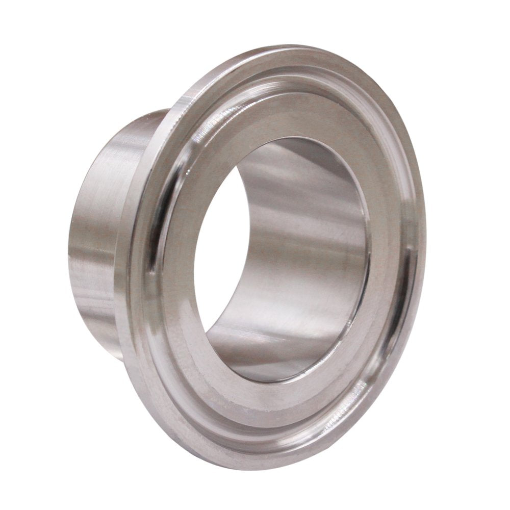 [Australia - AusPower] - DERNORD Stainless Steel 304 Sanitary Fitting, Long Weld Clamp Ferrule FitsTri Clamp 1-1/4" Tube Outer Diameter 32MM/1-1/4" Tube OD 