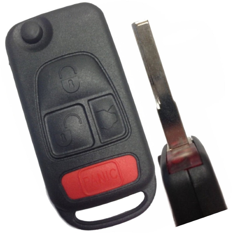 [Australia - AusPower] - Replacement Keyless Remote Fob Key Shell Case Replacement Fit for Mercedes-Benz ML320 ML55 AMG ML430 C230 CL500 CL600 C36 AMG E420 S320 S420 S500 SL500 SL600 E500 SL 500E 500SEC 500SEL 500SL 600SEC 