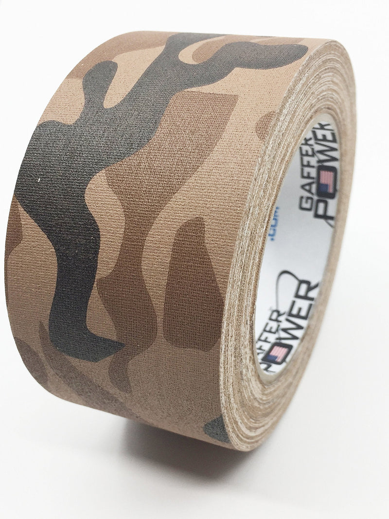 [Australia - AusPower] - Camouflage Tape, Premium Grade Gaffer Tape by Gaffer Power - Desert Tan Camo Tape - Made in The USA, 2 Inch X 25 Yards, Heavy Duty Gaffer's Tape, Non-Reflective, Water Resistant. 2 Inches x 25 Yards 
