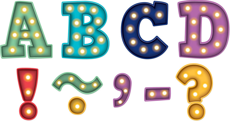 [Australia - AusPower] - Teacher Created Resources Marquee Bold Block 3" Magnetic Letters 