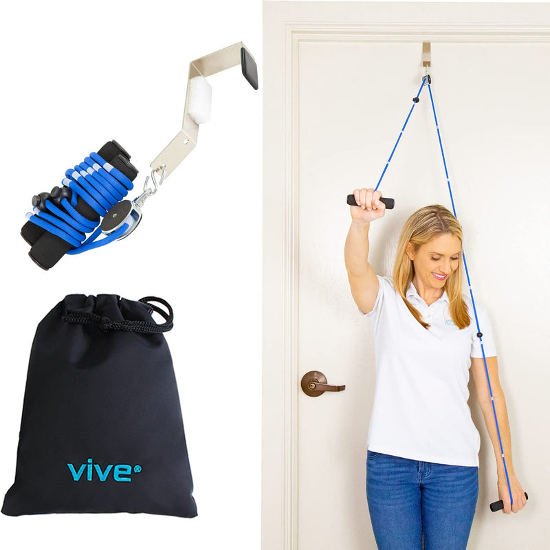 [Australia - AusPower] - Vive Shoulder Pulley - Over Door Rehab Exerciser for Rotator Cuff Recovery 