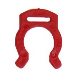[Australia - AusPower] - John Guest Acetal Copolymer Tube Fitting Locking Clip for 3/8" Tube OD (PIC1812R) (Pack of 10) 3/8 Inch 