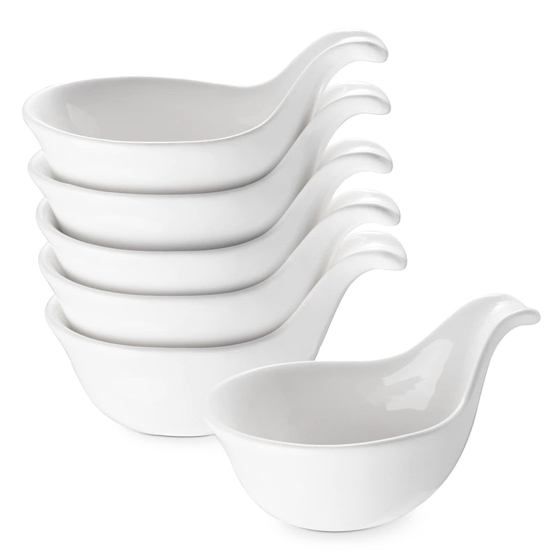 [Australia - AusPower] - DOWAN Soy Sauce Dish, Charcuterie Bowls, 3 Oz Dipping Bowls with Handles, Small Bowls for Side Dish, Dipping, Serving, Spice, Sauce, Ingredient, Mini Tiny Bowls 
