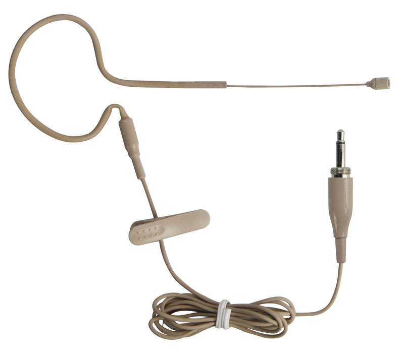 [Australia - AusPower] - Single Ear Hanging Headset Microphone (for 3.5mm Plug with Thread Type +1/4" Plug Skin) for 3.5mm Plug with Thread Type +1/4" Plug Skin 
