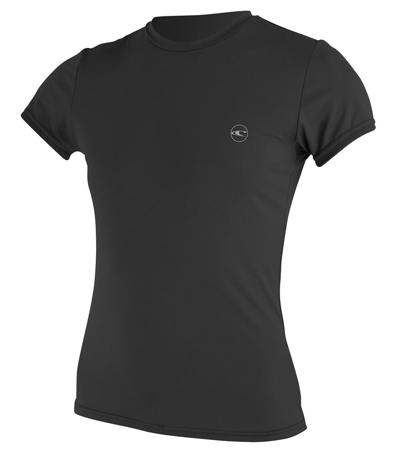 [Australia - AusPower] - O'Neill Women's Basic Skins Upf 30 + Short Sleeve Sun Shirt X-Small Black 
