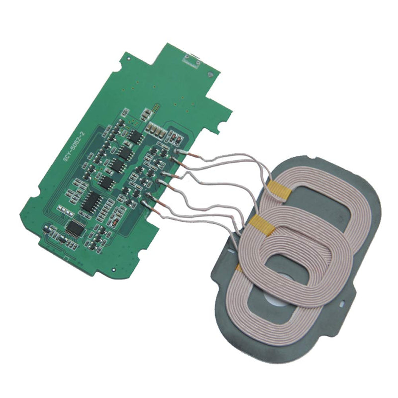 [Australia - AusPower] - Taidacent Three Coils Wireless Charger PCBA QI Standard DIY High Power 9V1.5A Wireless Charging Transmitter Module 