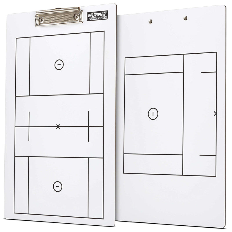 [Australia - AusPower] - Murray Sporting Goods Dry Erase Double-Sided Lacrosse Coaches Clipboard 