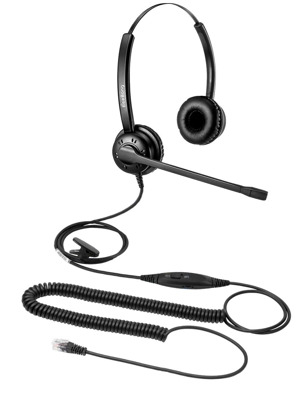 [Australia - AusPower] - Office Headset with Microphone Noise Canceling, Call Center Telephone Headset RJ9 Jack with Mic Mute & Volume Control for Cisco Landline Phone 6941 7841 7941 7942 7945 7960 7961 7962 7965 8845 8945 