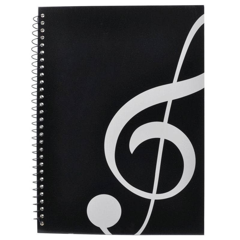 [Australia - AusPower] - Stave Notebook,Musical Notation Staff Notebook,Music Manuscript Paper,With 50 Pages Music Blank Sheet Music Notebook Music Note Black 