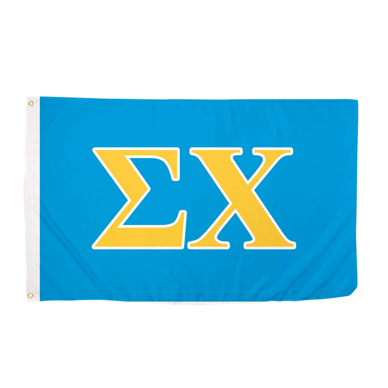 [Australia - AusPower] - Sigma Chi Letter Fraternity Flag Greek Banner 3 feet x 5 feet Sign Decor Sig Chi 
