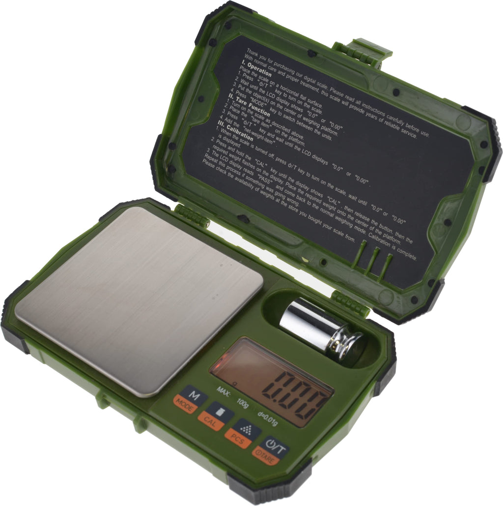 [Australia - AusPower] - US Balance US-Ranger 200g x 0.01g Digital Pocket Scale with Calibration Weight 