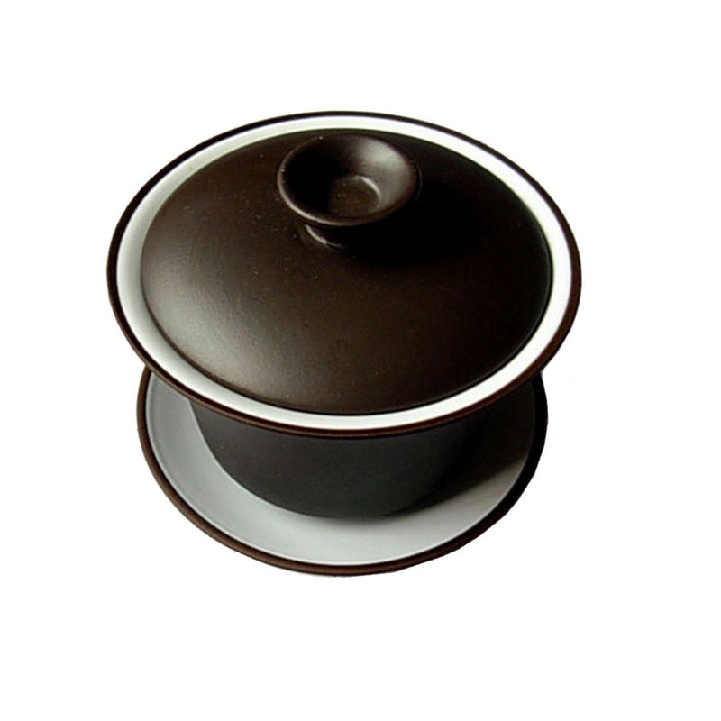 [Australia - AusPower] - Yixing Teacup Chinese Kungfu Tea Bowl Classic Gaiwan Cup Black 