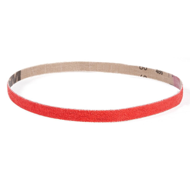 [Australia - AusPower] - VSM 287208 Abrasive Belt, Coarse Grade, Cloth Backing, Ceramic, 50 Grit, 1/2" Width, 18" Length, Bright Red (Pack of 20) 
