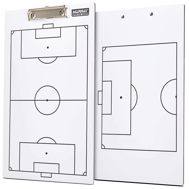 [Australia - AusPower] - Murray Sporting Goods Dry Erase Double-Sided Soccer Coaches Clipboard 