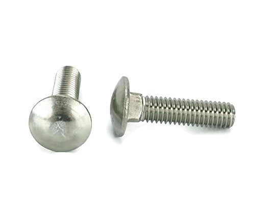 [Australia - AusPower] - Stainless 3/8-16 x 1-1/2" Carriage Bolt (1" to 5" Lengths Available in Listing), 18-8 Stainless Steel,25 Pieces (3/8-16x1-1/2"(25pcs)) 3/8-16x1-1/2"(25pcs) 