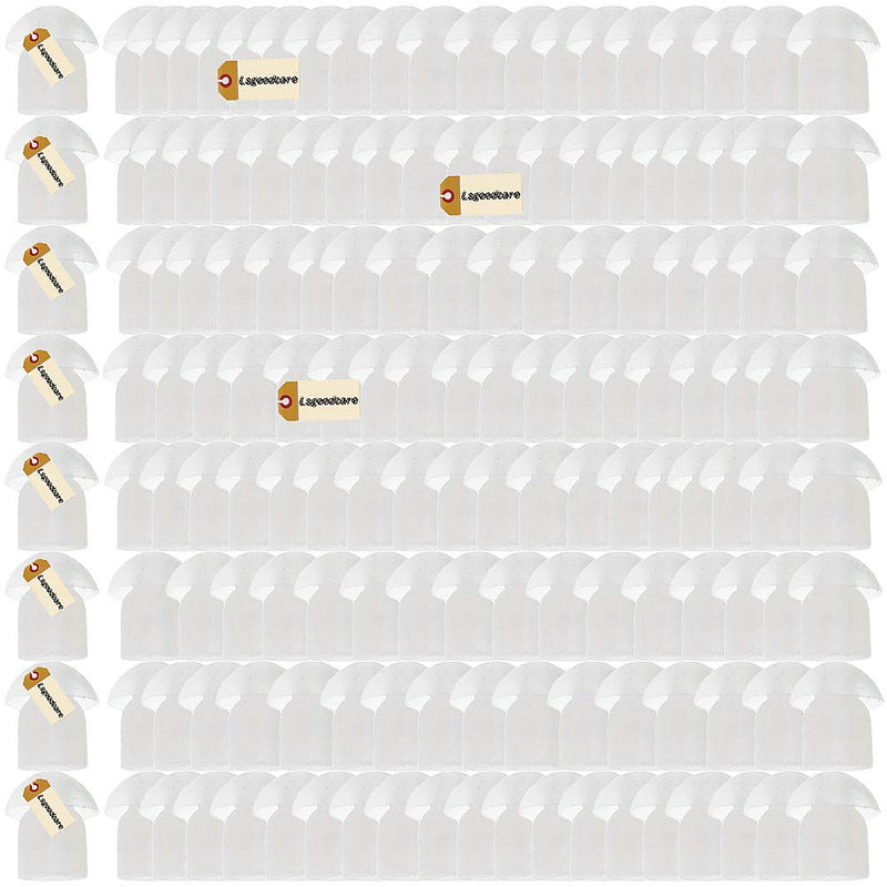 [Australia - AusPower] - Lsgoodcare 100Pack White Silicone Rubber Replacement Mushroom EarTips Earbud Compatible for Motorola Kenwood Icom Yaesu Baofeng HYT Midland Cobra Radio Surveillance Acoustic Tube Earpiece Headset 