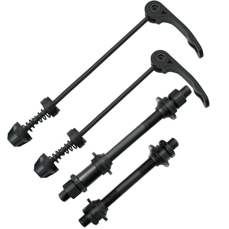 [Australia - AusPower] - AiTuiTui 1 Pair Bike Quick Release Axle Skewer Bicycle Hub Parts, Front & Rear Axle Hollow Shaft Kit Replacement for Road Bike, Mountain Bike, MTB, BMX 