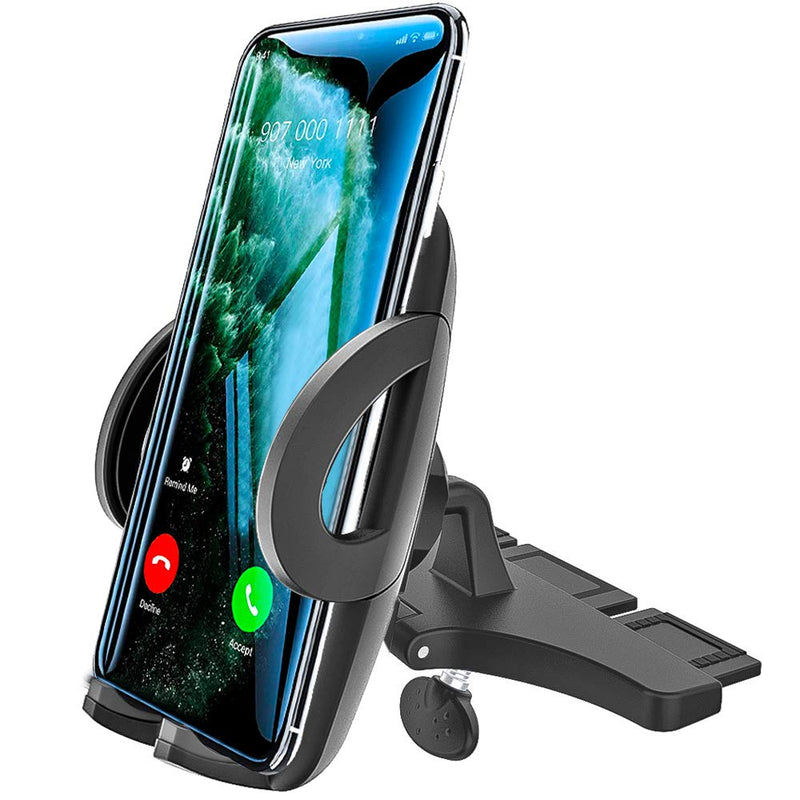[Australia - AusPower] - woleyi Phone Holder for Car CD Slot, Universal CD Slot Phone Mount for iPhone 11 Pro Max/11/XS Max/XS/XR/X/8 Plus/8/7 Plus/7/6S/SE, Samsung, Huawei, Nokia, LG, HTC and Other 3.5-6.8" Cell Phone 