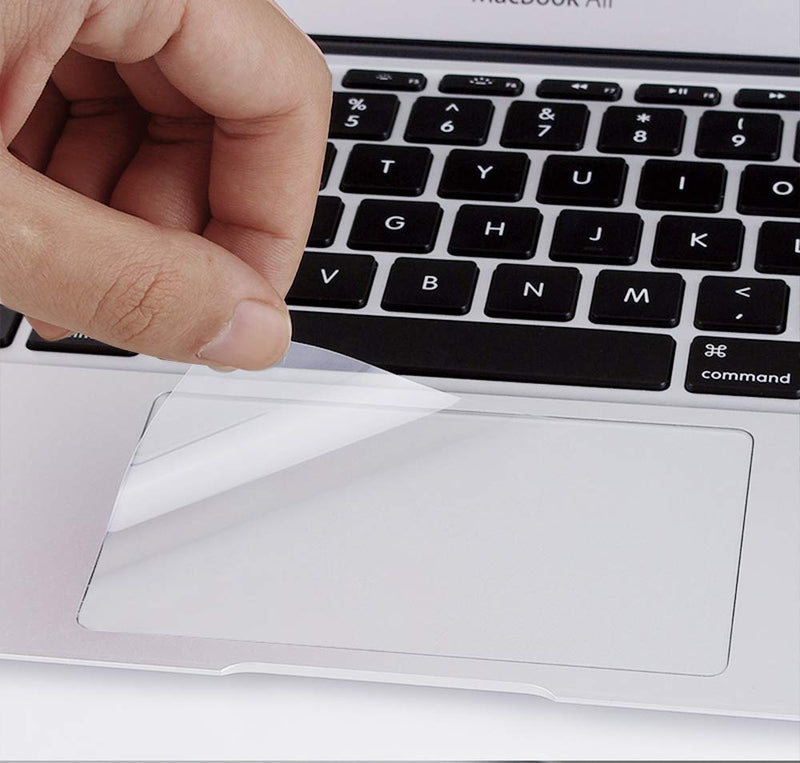 [Australia - AusPower] - (2 Pack) Clear Anti-Scratch Trackpad Protector Touchpad Cover Skin for Newest MacBook Pro 13 Inch with or Without TouchBar Model A2159 A1706 A1989 and A1708 Macbook Pro 13 Inch A1706 A1708 