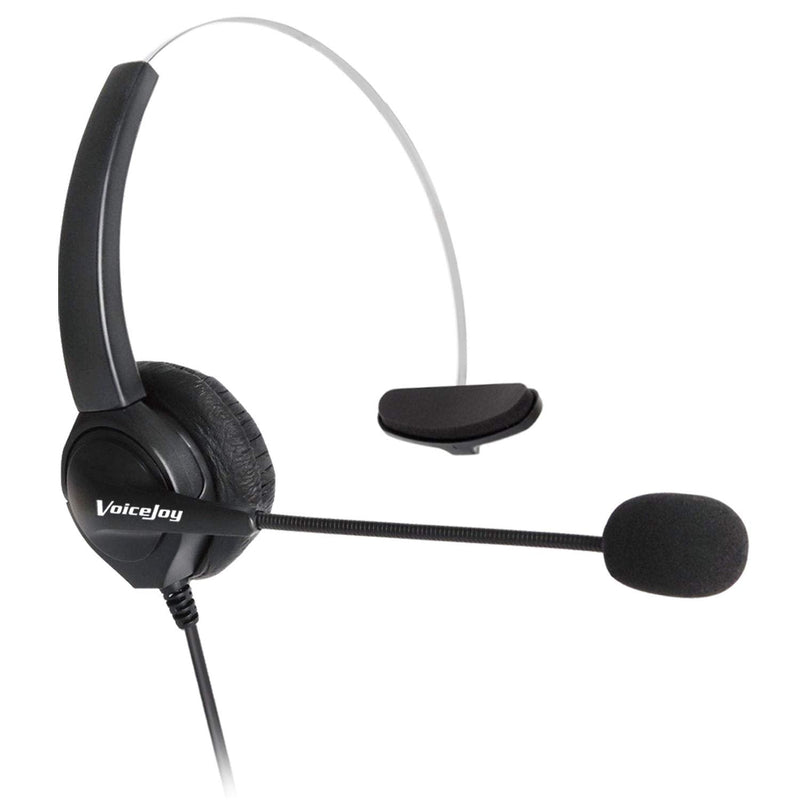 [Australia - AusPower] - VoiceJoy RJ9/RJ10/RJ12 Plug Headphone Headset with Microphone ONLY for Yealink IP Phones:T28P,T32G,T41P,T38G,T42G,T46G,T48G etc,Avaya 1616 1608 9611 etc Phones. Grandstream Phones. 