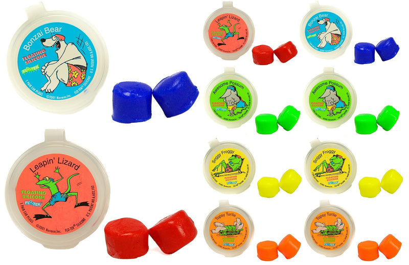 [Australia - AusPower] - Putty Buddies Floating Earplugs 10-Pair Pack - Soft Silicone Ear Plugs for Swimming & Bathing - Invented by Physician - Keep Water Out - Premium Swimming Earplugs - Doctor Recommended 