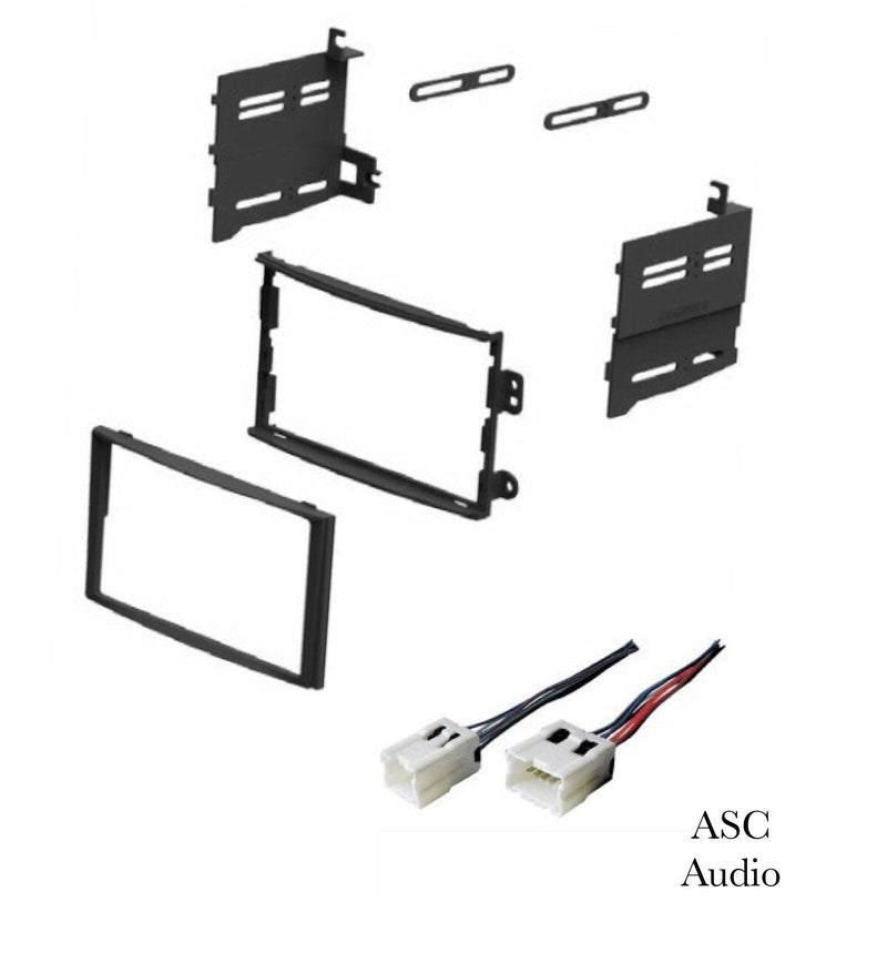 [Australia - AusPower] - ASC Car Stereo Dash Install Kit and Wire Harness for Installing a Double Din Aftermarket Radio for 2003 2004 2005 Nissan 350z 
