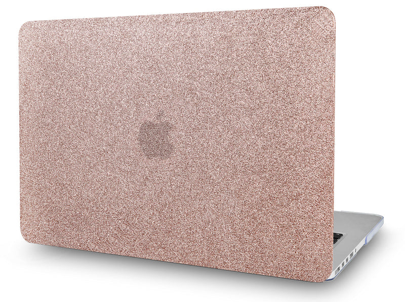 [Australia - AusPower] - KECC Compatible with MacBook Pro 13 inch Case 2020-2016 with Touch Bar A2338 M1 A2289 A2251 A2159 A1989 A1706 A1708 Plastic Hard CASE (Rose Gold Sparkling) Rose Gold Sparkling 