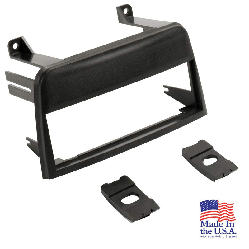 [Australia - AusPower] - Scosche GM1585DDB Compatible with 2004-2008 Pontiac Grand Prix ISO Double DIN Dash Kit Black 