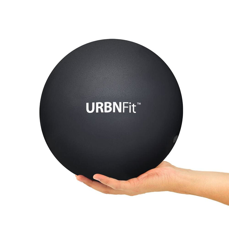 [Australia - AusPower] - URBNFit Small Exercise Ball - 9-inch Mini Pilates Ball with Fitness Guide for Yoga, Barre, Physical Therapy, Stretching & Core Stability Workout 