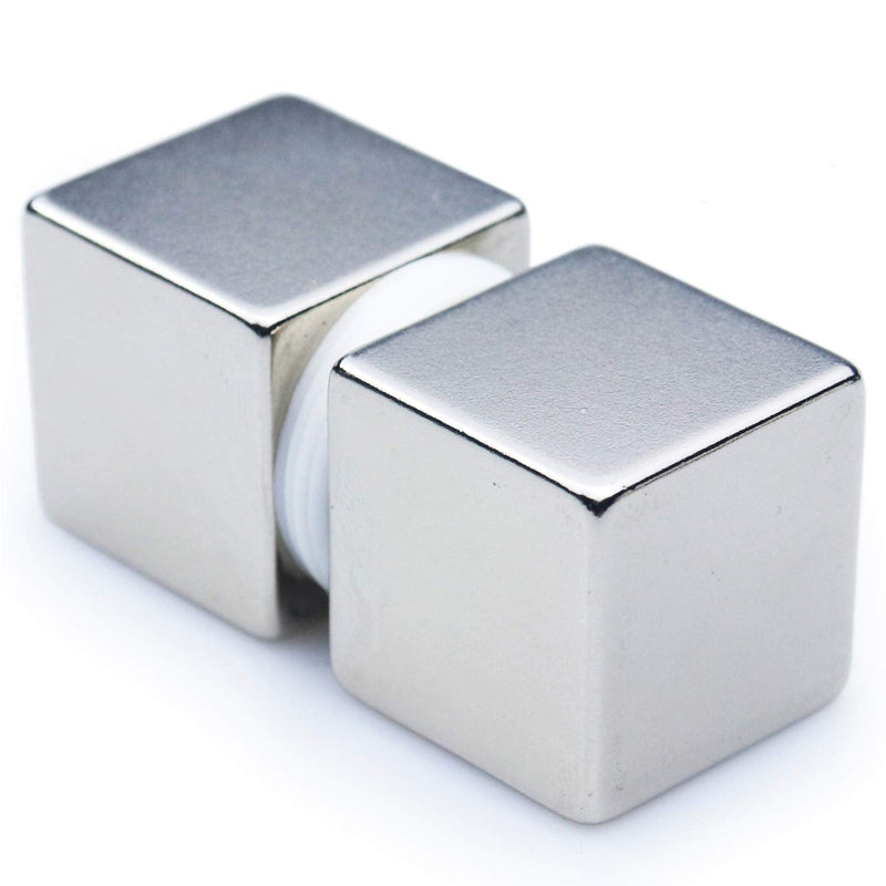 [Australia - AusPower] - DIYMAG 1" Cube Neodymium Magnets, One Inch Cube Rare Earth Magnet - Grade N52, Pack of 2 Square 25*25*25mm-2P 