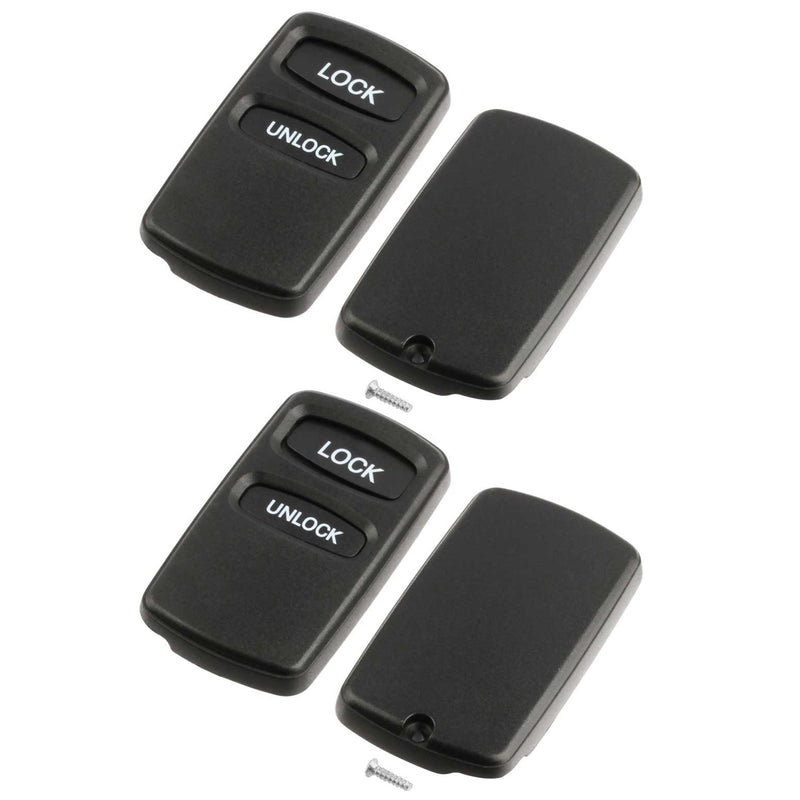 [Australia - AusPower] - Key Fob Keyless Entry Remote Shell Case & Pad fits Mitsubishi 2002-2006 Eclipse / 2002-2007 Lancer / 2000-2004 Montero Sport / 2003-2006 Outlander, Set of 2 mt-2b-case [2] 