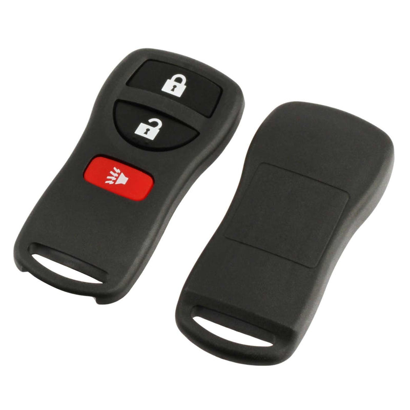 [Australia - AusPower] - Key Fob Keyless Entry Remote Shell Case & Pad fits Nissan & Infiniti n-u15-3b-case 