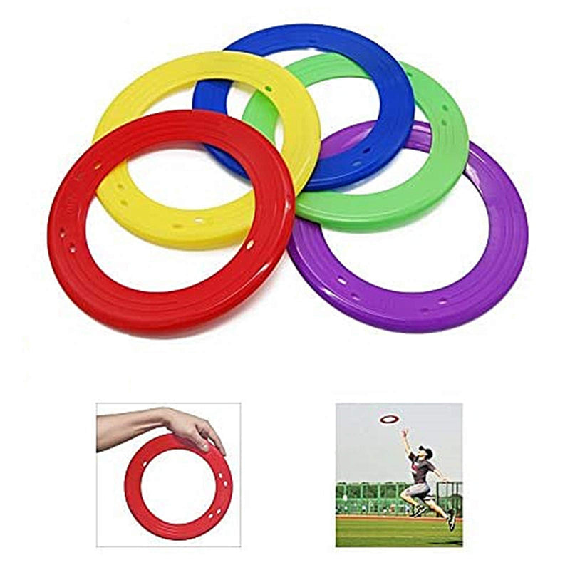 [Australia - AusPower] - YOFIT 10 Inch Flying Ring with Assorted Colors, Set of 5 