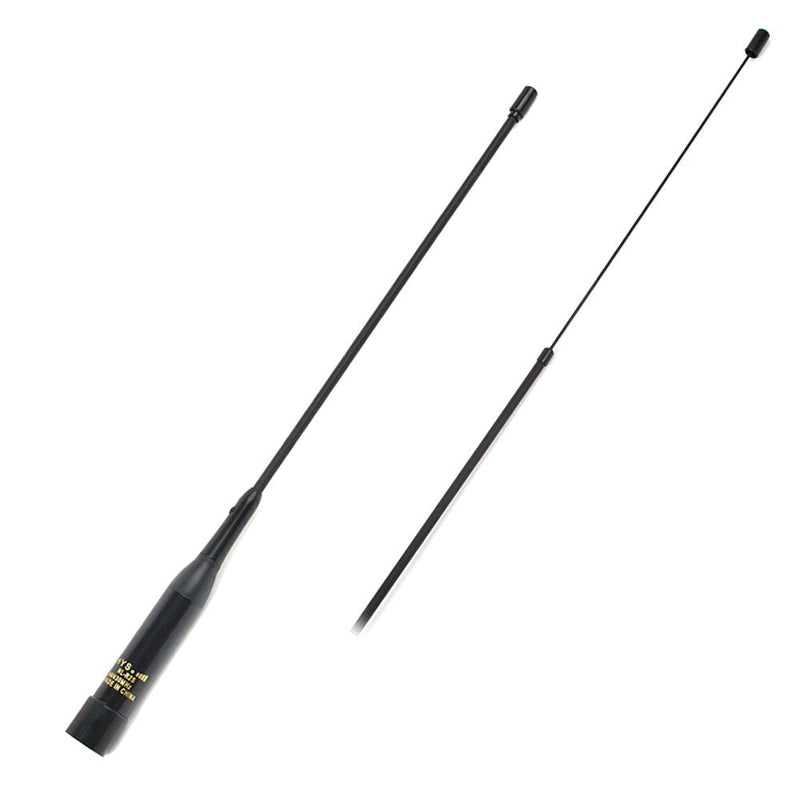 [Australia - AusPower] - HYS Dual Band Vehicle Radio 144/430MHz Telescopic Antenna Extension Tube (12.7in)–(19in) VHF/UHF Antenna with PL259 Connector Mobile Antenna Telescopic Antenna NL-R2L(PL259) 