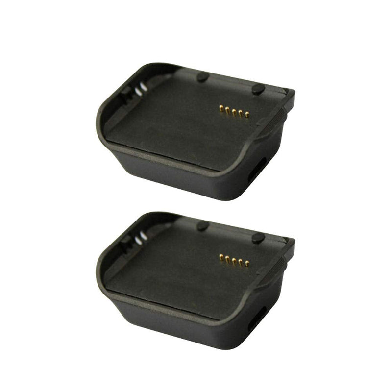 [Australia - AusPower] - Kissmart Compatible with Gear 2 Charger (2PCS), Replacement Charging Cradle Dock for Samsung Gear 2 R380 Smart Watch (2 Pack) 