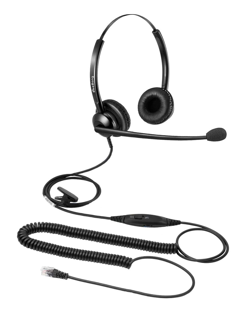 [Australia - AusPower] - Telephone Headset with Microphone Noise Canceling, Call Center Office Headset RJ9 Jack with Mic Mute & Volume Control for Cisco Landline Phone 6941 7841 7941 7942 7945 7960 7961 7962 7965 8845 8945 