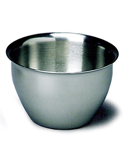 [Australia - AusPower] - Grafco Iodine Cup, Large Size,14 Oz Capacity, Medical Stainless Steel with Seamless Construction Basin, 4 3/8" Width x 2 5/8" Depth, 3240 