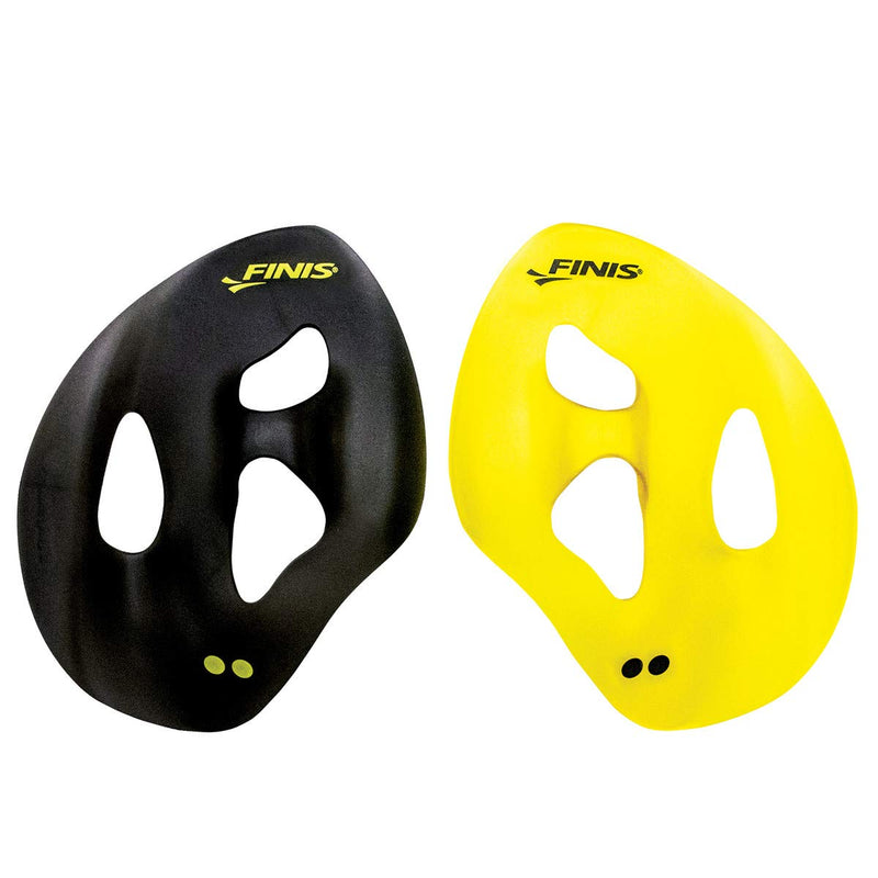 [Australia - AusPower] - FINIS Iso Swim Training Paddle, Black Gold, Large Medium 