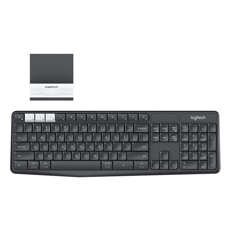 [Australia - AusPower] - Logitech K375s Keyboard - Wireless Connectivity - Bluetooth/RF - Graphite, Off White 