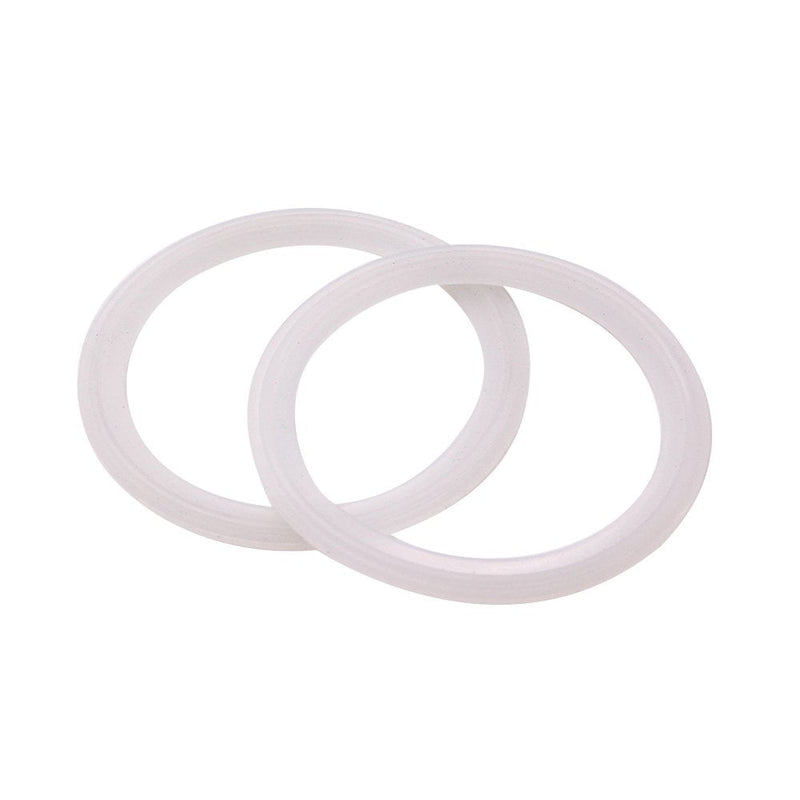 [Australia - AusPower] - DERNORD Silicone Gasket Tri-Clover (Tri-clamp) O-Ring - 3 Inch (Pack of 2) Pack of 2 