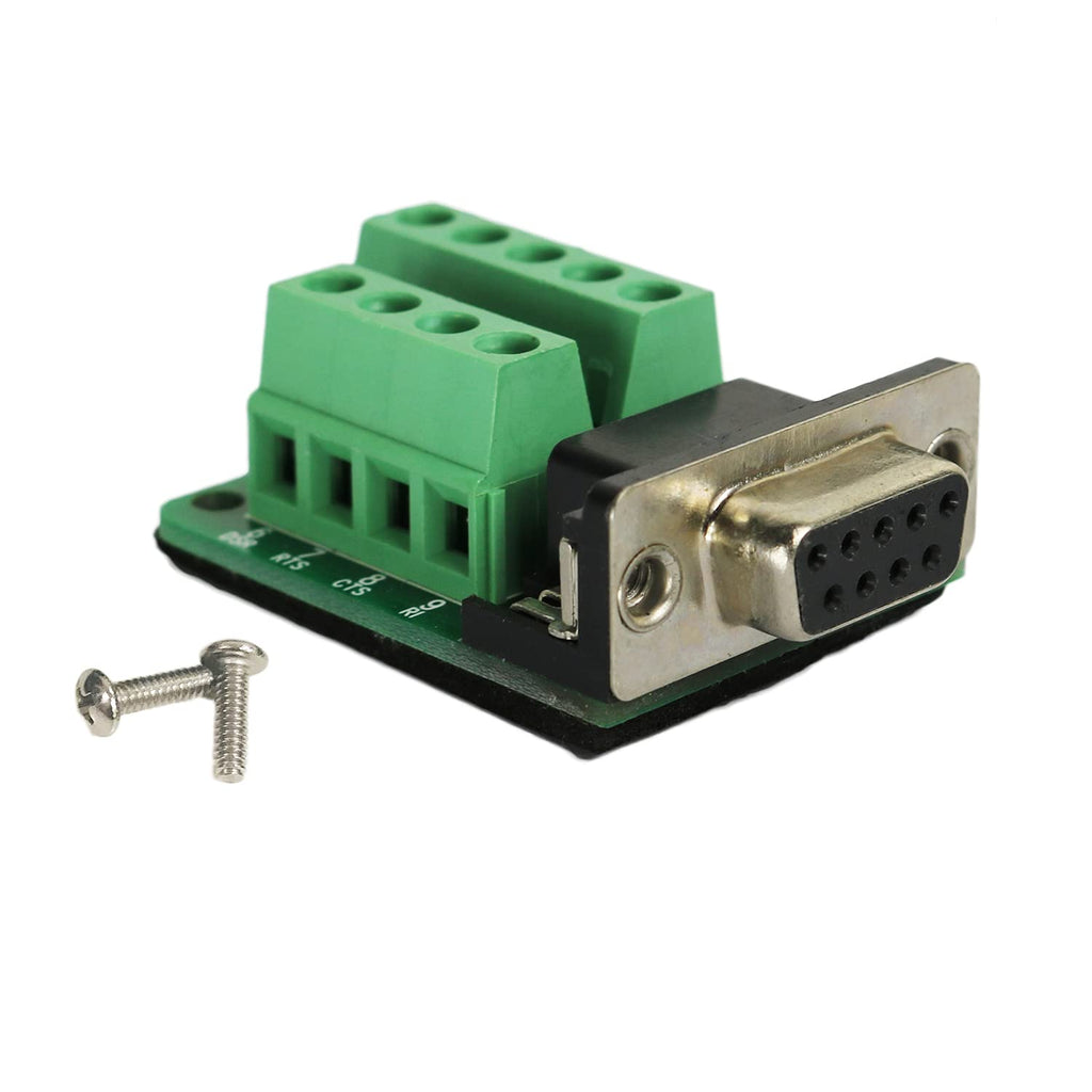 [Australia - AusPower] - Avanexpress DB9 Breakout Connector RS232 Serial 9 Pin Connector Db9 Terminal Female with Screw 