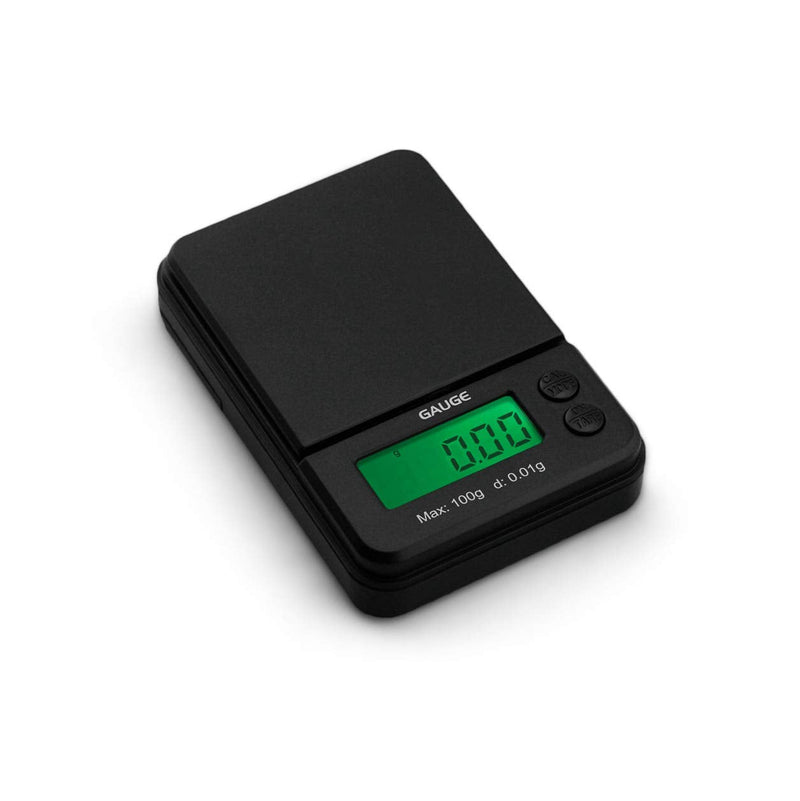 [Australia - AusPower] - Truweigh GAUGE Digital Mini Scale - (100g x 0.01g - Black) - Digital Travel Scale - Mini Digital Scale - Small Pocket Size Scale - Traveling Scales Digital Weight - Travel Digital Kitchen Scale 