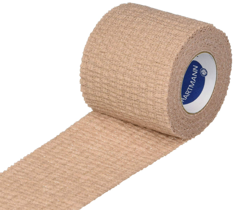 [Australia - AusPower] - Hartmann Medi-Rip Latex-Free Self-Adherent Compression Bandage, 2" x 5 yd., Tan (Pack of 12) 