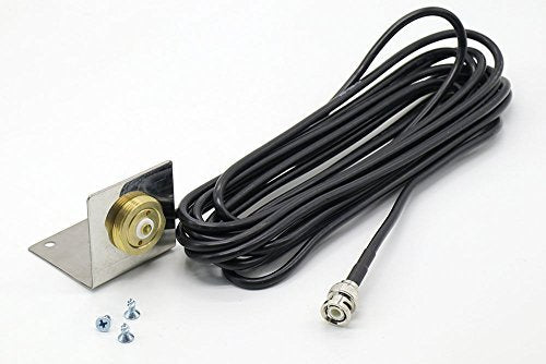 [Australia - AusPower] - Stainless NMO Bracket L Shape Fender Mount W/ BNC Connector RG-58U 5 Meter Cable 