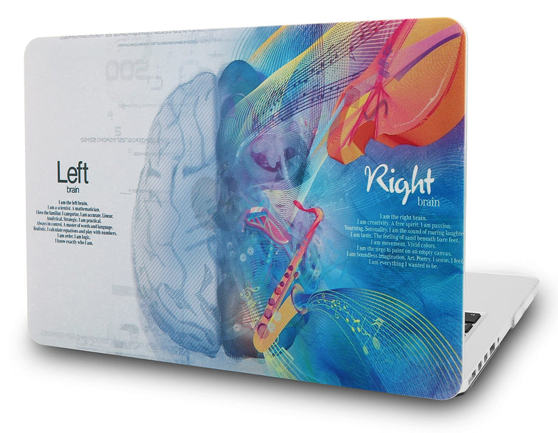 [Australia - AusPower] - KECC Compatible with MacBook Pro 13 inch Case 2020-2016 with Touch Bar A2338 M1 A2289 A2251 A2159 A1989 A1706 A1708 Plastic Hard Shell (Brain 3) Brain 3 