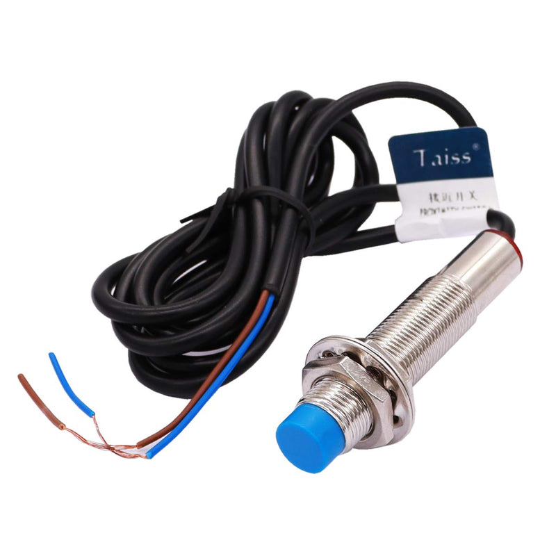 [Australia - AusPower] - Taiss DC6-36V 2 Wire NO（Normally Open） 200mA Detection 4mm M12 Tubular Inductive Proximity Switch Sensor LJ12A3-4-Z/EX 