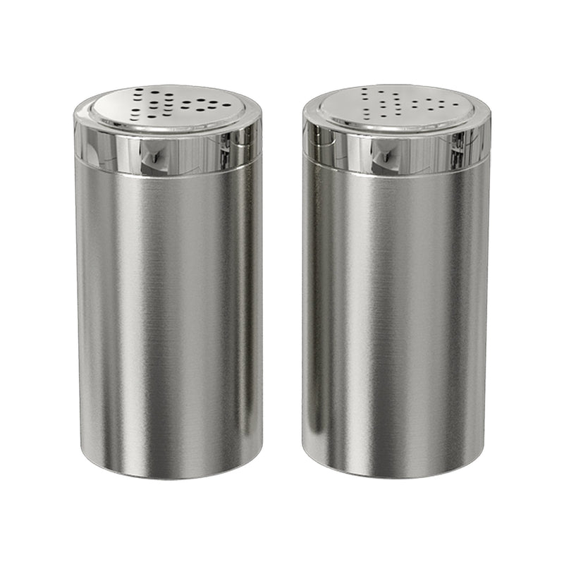 [Australia - AusPower] - nu steel Jumbo Salt & Pepper Shaker Set of 2, 15 Oz. Stainless Steel With Shiny Finish, Small 
