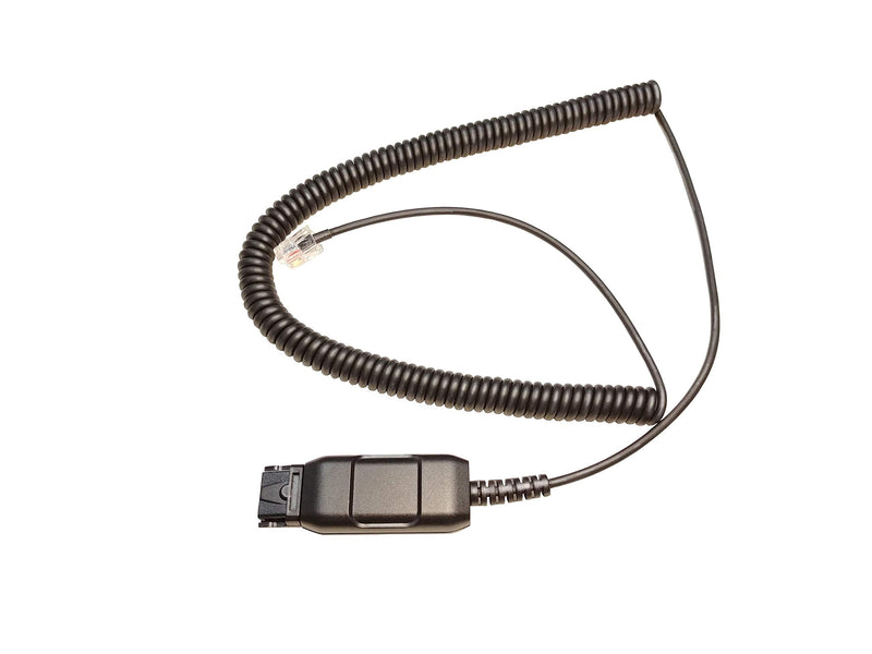 [Australia - AusPower] - Lightweight HIS Adapter Compatible with Any Plantronics or TruVoice QD Headset for: Avaya 1608, 1616, 9601, 9608, 9611, 9620, 9621, 9630, 9631, 9640, 9641, 9650, 9670 and All J Series Phones 