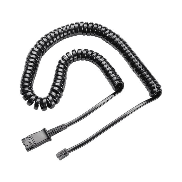 [Australia - AusPower] - U10P Adapter Cable Compatible with Any Plantronics or TruVoice (QD) Headset and Works with Mitel, Nortel, Avaya Digital, Polycom VVX, Shoretel, Aastra, Digium, ESI, Allworx and More 
