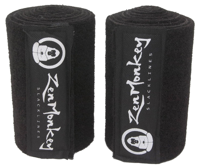 [Australia - AusPower] - ZenMonkey Slacklines Tree Protectors, Perfect for Slacklines, Ninjalines, Ziplines, Tree Swings, with Anti-Slip Guide Straps, Hook & Loop Fasteners, 60 Inches Long, Set of Two 